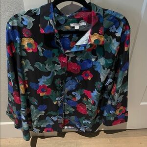 Chico's Multicolor Floral Shirt